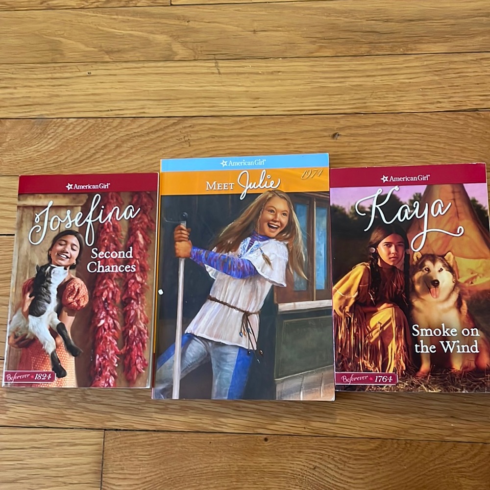 3 American Girl books